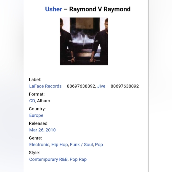 𝑼𝒔𝒉𝒆𝒓 𝑪𝑫 𝑪𝒐𝒍𝒍𝒆𝒄𝒕𝒊𝒐𝒏 - Picture 6 of 16